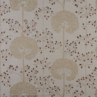 Moonseed, Cranberry - Fabric Only